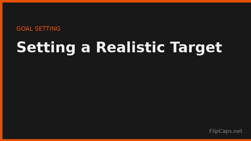 Setting a realistic target weight based on a healthy range for your height