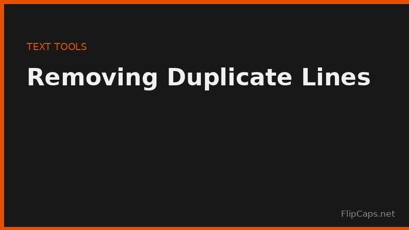 Removing duplicate lines after merging exported lists and spreadsheets