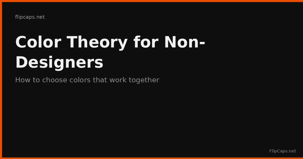 Color theory guide for non-designers: color wheel, schemes, and palettes
