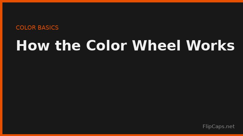Color wheel showing primary, secondary, and tertiary colors