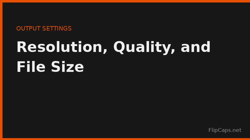 How resolution settings affect quality and file size when converting PDF to image