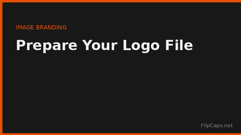 Preparing a logo file with transparent background in PNG format for image overlays