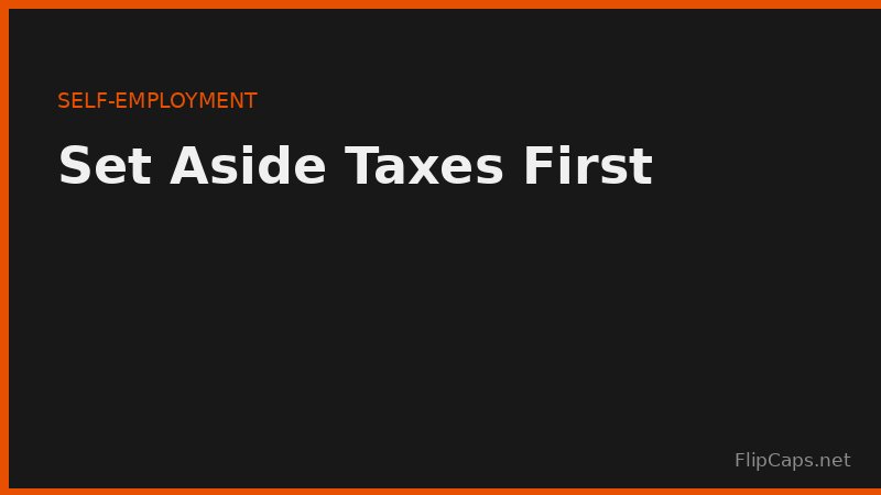 Self-employment tax percentage breakdown for freelancers and contractors