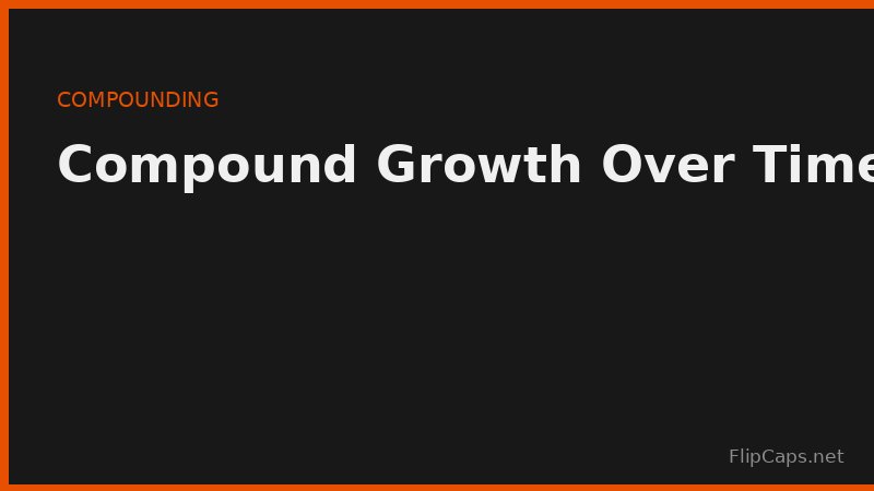 Timeline illustration showing how compound growth accelerates retirement savings over decades