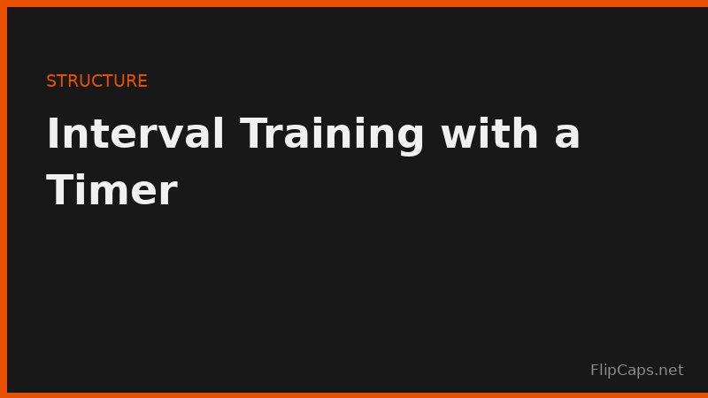 Interval training workout structure using a timer to manage zone changes
