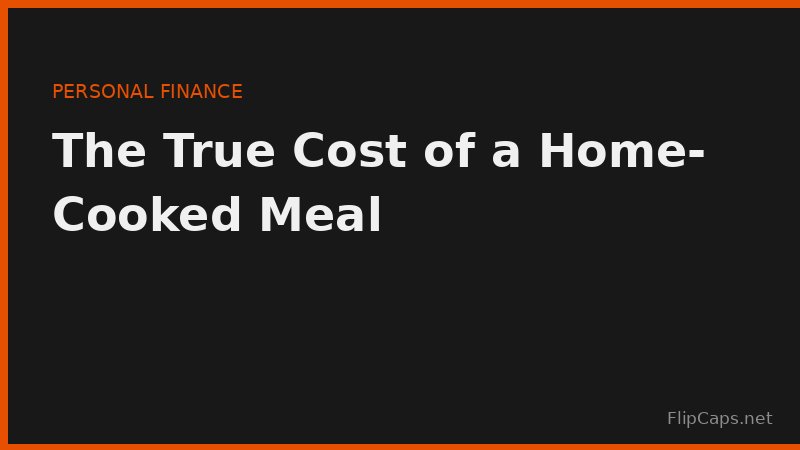 Calculating cost per serving for a home-cooked meal including ingredients and pantry staples