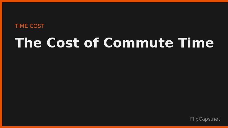 Calculating the cost of commute time relative to hourly pay rate