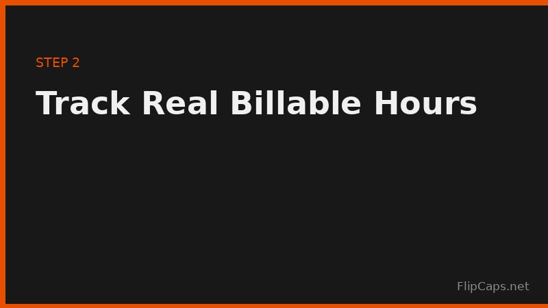 Tracking real billable hours per week for freelance rate calculations