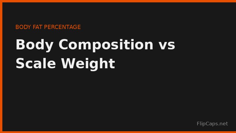 Visual comparison showing how body composition differs at the same scale weight