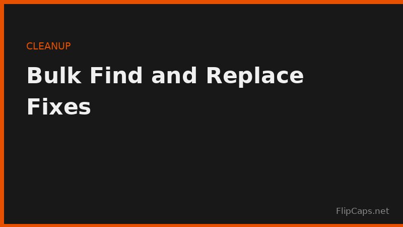 Using find and replace to fix repeated text issues after copying from a document