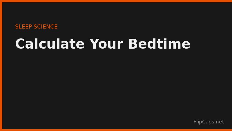 Sleep cycle diagram showing 90-minute cycles and how to calculate the right bedtime