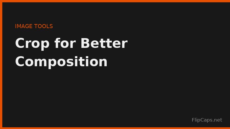 Diagram showing how cropping a photo improves composition and matches platform aspect ratios