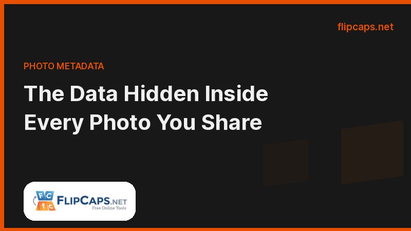 Removing hidden EXIF metadata and GPS location data from photos before sharing them