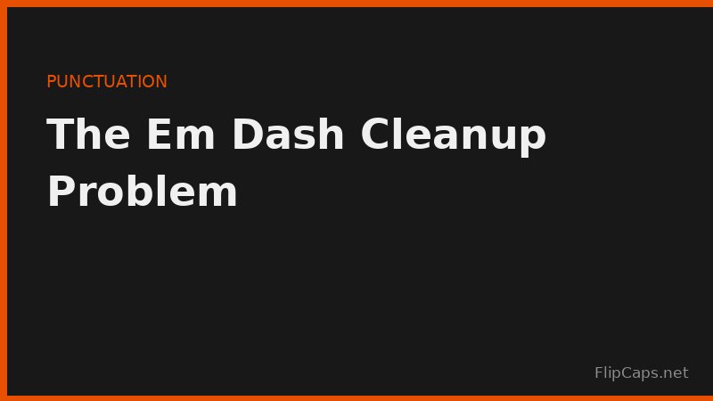 Why em dashes pile up in pasted and AI-written text and how to remove them