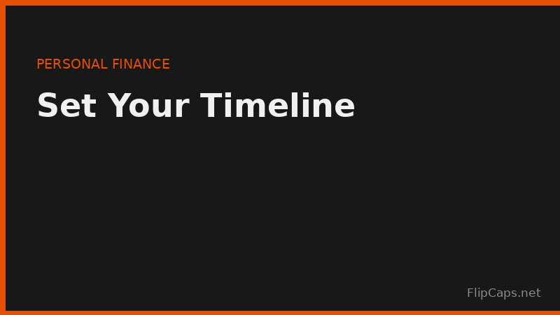 Savings timeline calculator showing how monthly contributions affect the time to reach a down payment goal