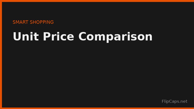 Comparing unit price per ounce between two grocery store products