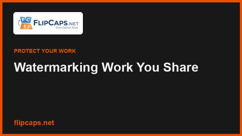 Watermarking images and documents to deter unauthorised reuse and identify the source of shared files