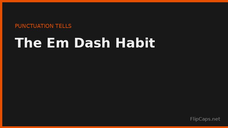 Why AI writing overuses the em dash and how to remove it from your text