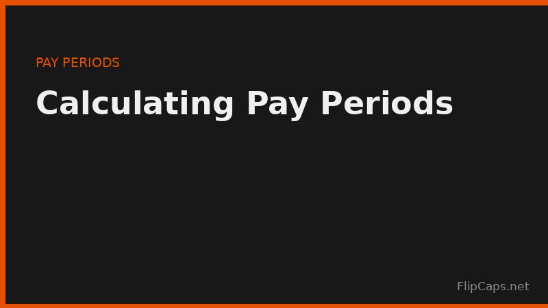 Calculating the number of days in a pay period using a date difference calculator