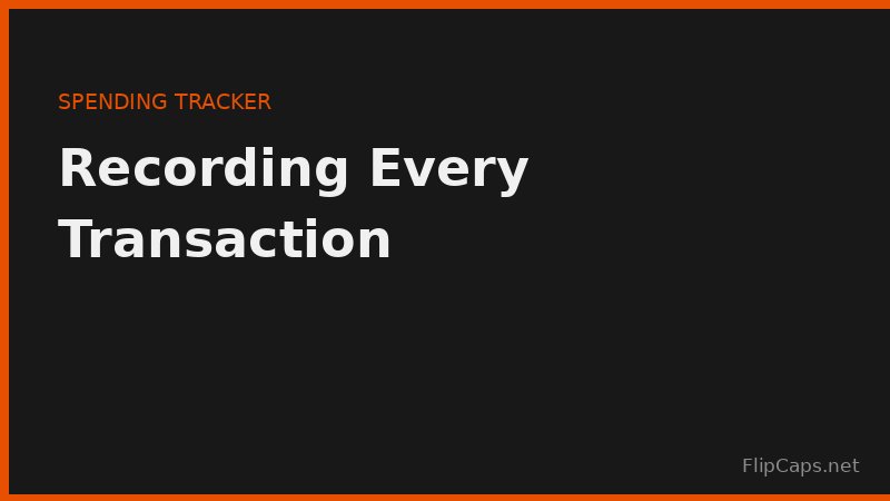 A person recording daily transactions into a spending tracker to build a consistent budget habit