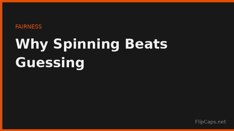 Comparison of spin wheel fairness versus gut-feeling decisions