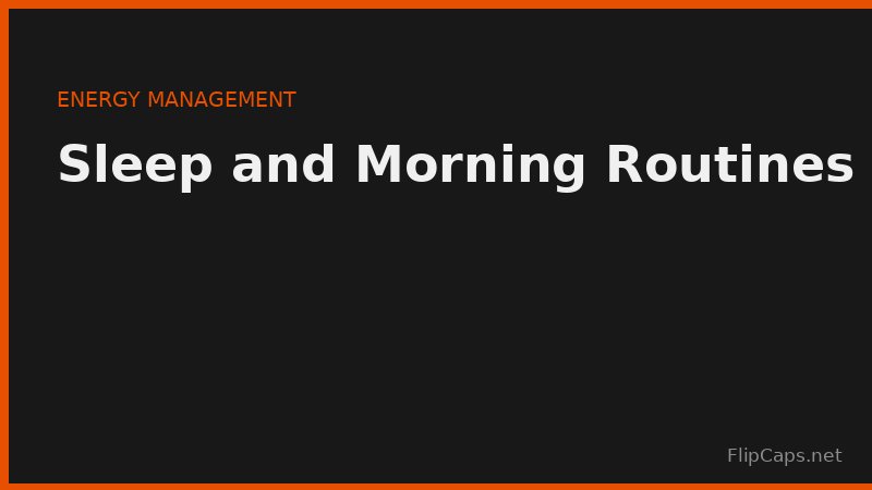 Setting an alarm clock aligned with sleep cycles for better morning energy and focus