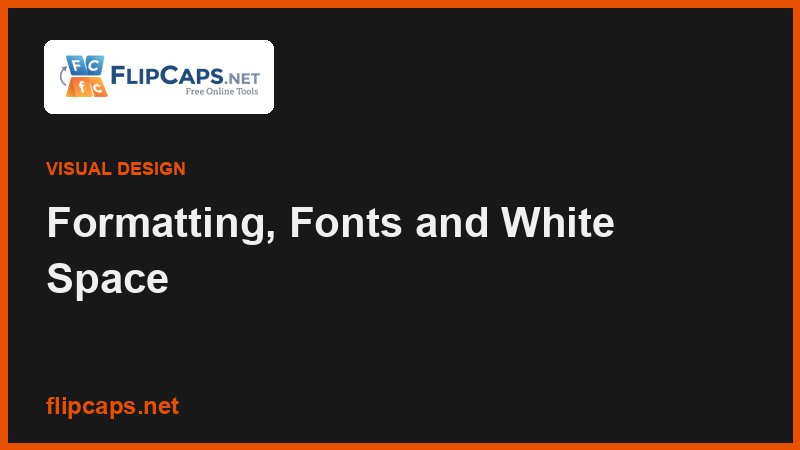 Resume formatting guidance covering fonts, margins, spacing, single column layout and consistent date alignment