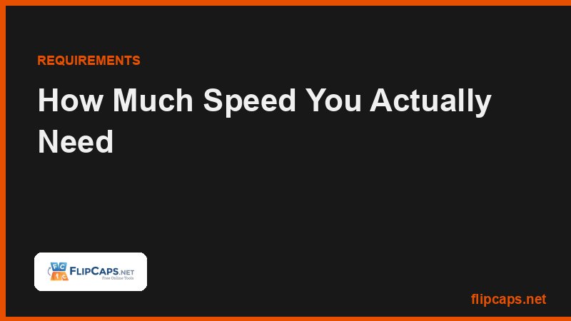 How much internet speed a household needs based on streaming, video calls, and simultaneous devices