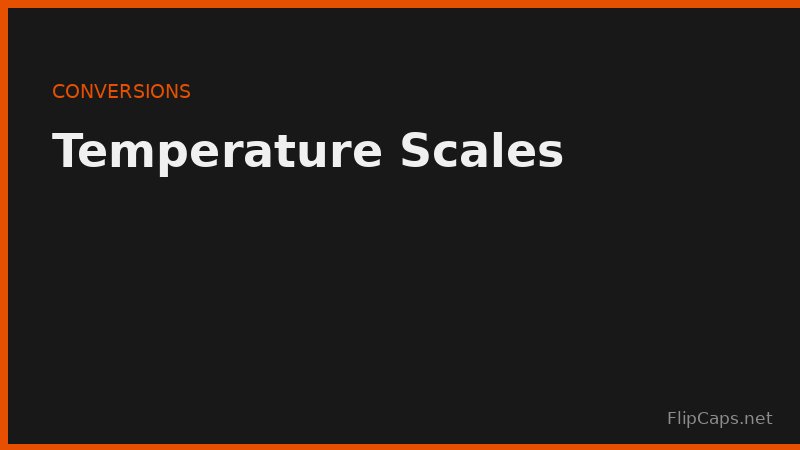 Diagram comparing the Celsius, Fahrenheit, and Kelvin temperature scales