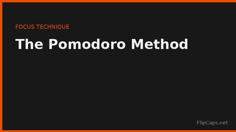 The Pomodoro technique uses a countdown timer to structure focused work sessions