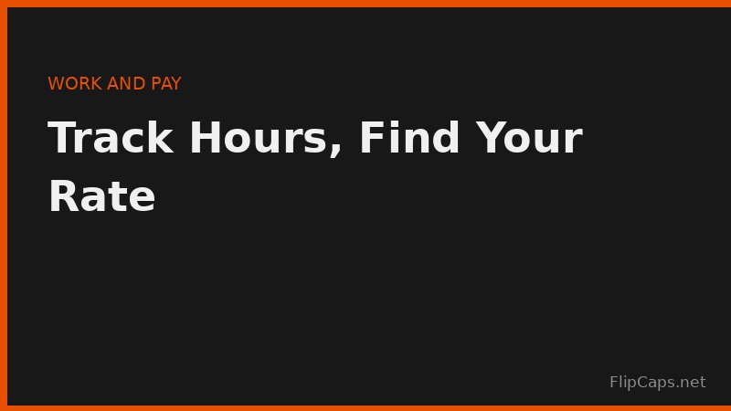 Calculating total hours worked and pay from clock-in and clock-out times