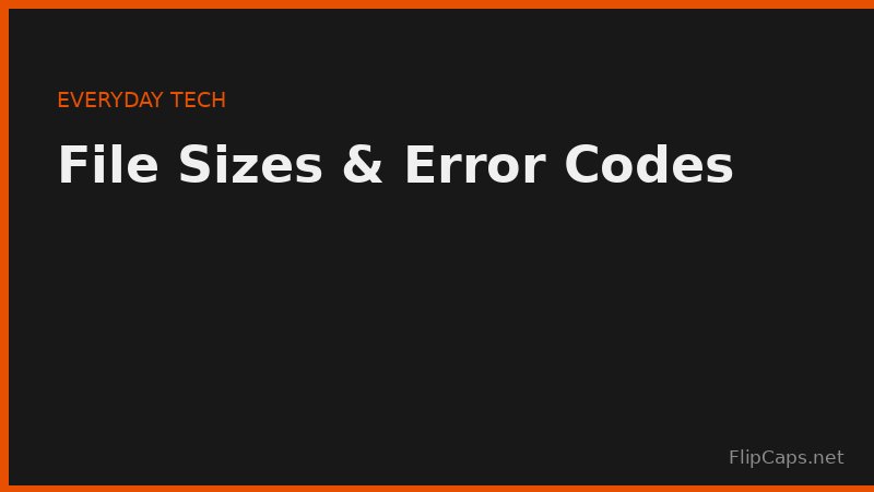 Binary and hexadecimal in file sizes, error codes, and network addresses