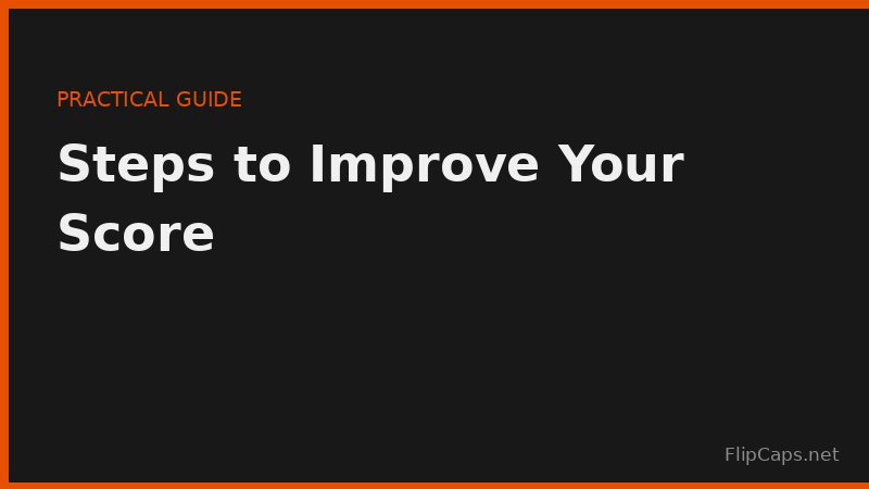 Practical steps to improve your credit score - paying down debt, reducing utilization, avoiding new applications