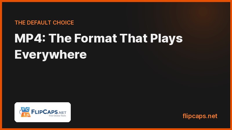 Why the MP4 video format has the widest device and browser compatibility for sharing video
