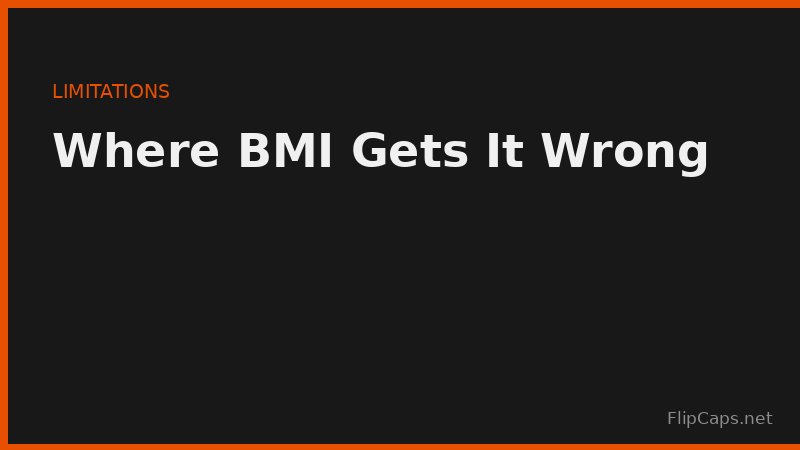 BMI limitations - why muscle mass and fat distribution are not captured by body mass index