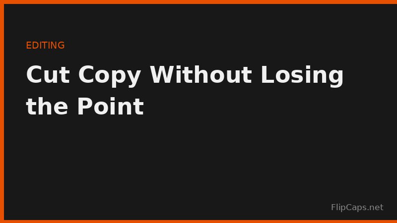 Editing copy to meet character limits without losing meaning